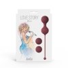 Vaginal balls set Love Story Diva Wine Red